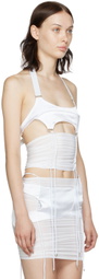 ORIENS SSENSE Exclusive White Spacer Tank Top