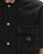Calvin Klein Jeans Camp Denim Shirt Black Overshirts