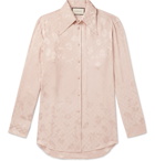 Gucci - Floral-Jacquard Shirt - Pink