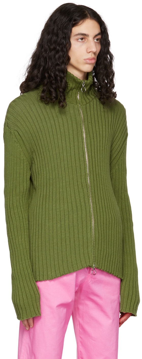 Edward Cuming Green Cotton Sweater