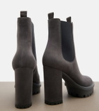 Gianvito Rossi Barry suede Chelsea boots