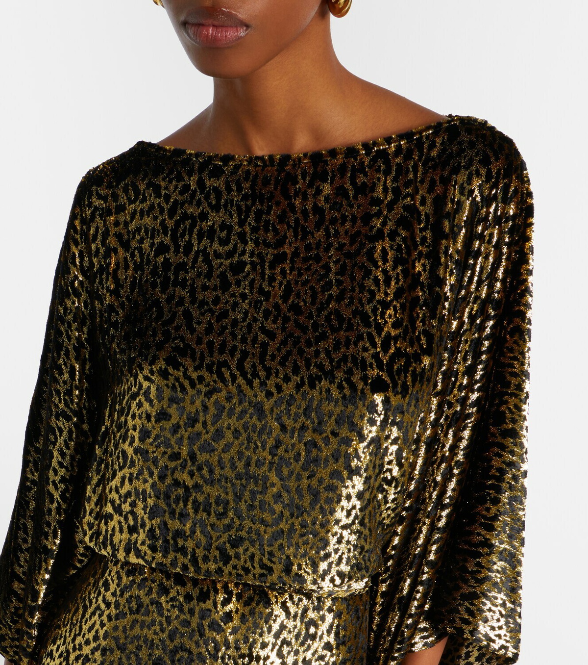 Roberto Cavalli Leopard-print kaftan