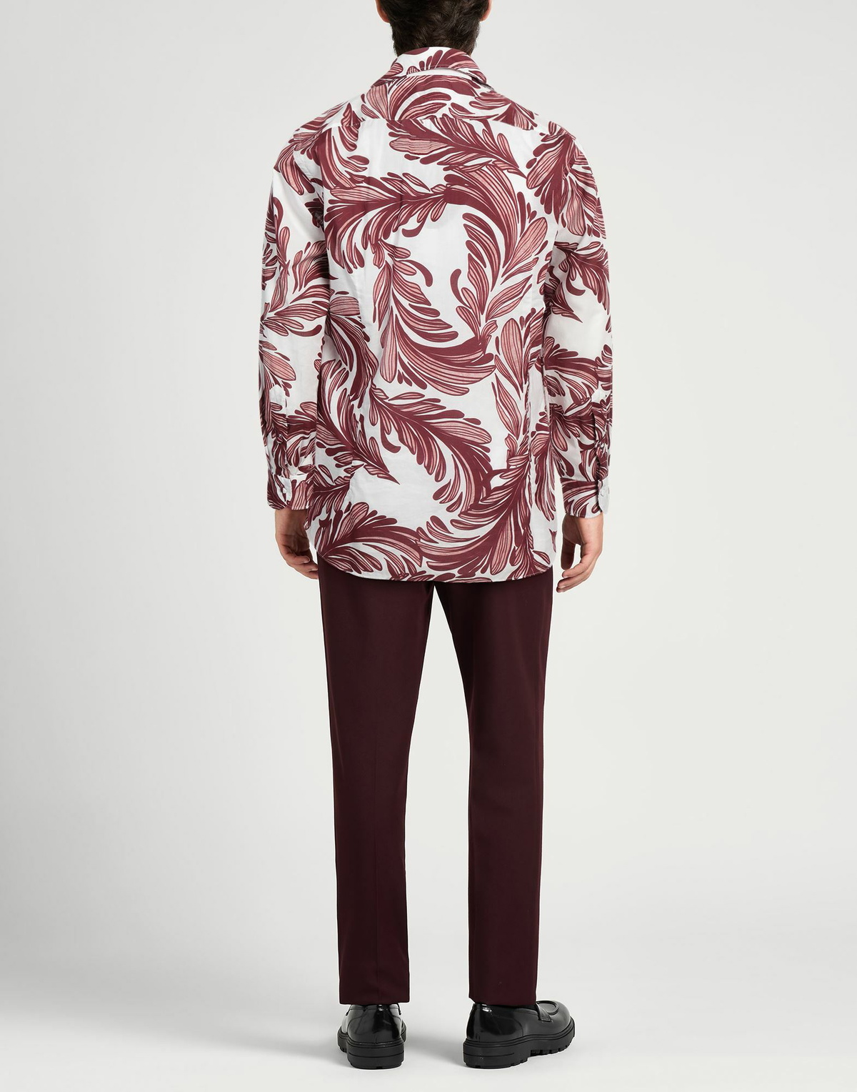 Tagliatore Mens Shirt Burgundy