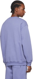 Dime Purple Cotton Sweatshirt