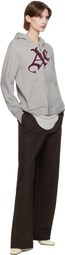 AARON ESH Gray 'AE' Hoodie