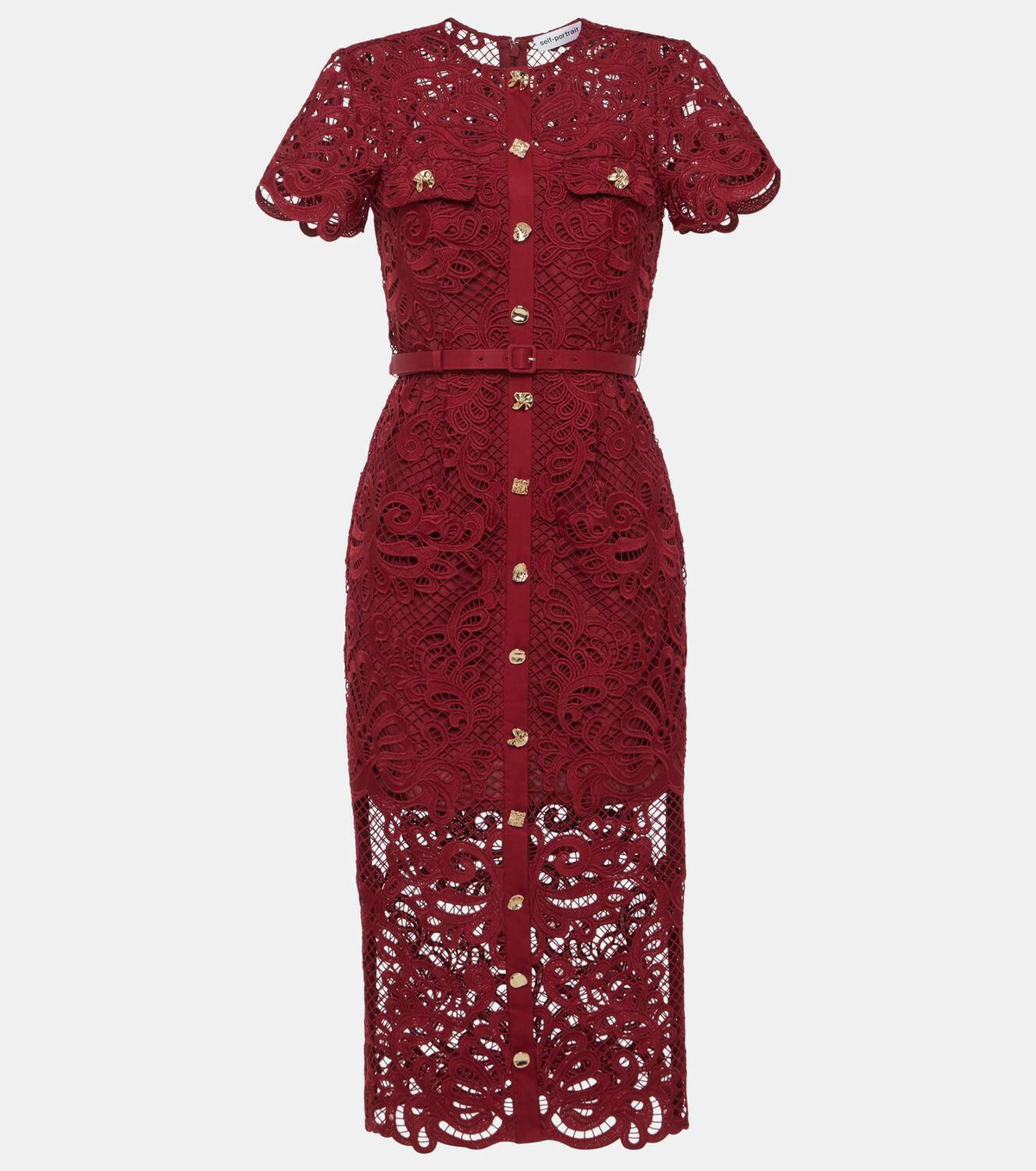 mini maroon dress Yaz Pleated Mini Dress