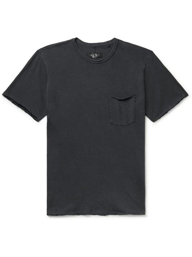 Photo: RAG & BONE - Miles Organic Cotton-Jersey T-Shirt - Gray