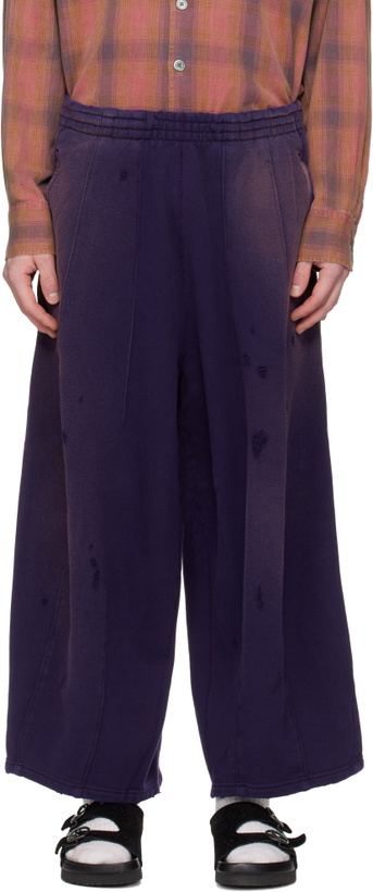 Photo: NEEDLES Purple Darts H.D. Sweatpants