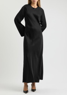 Rohe Satin Maxi Dress Black