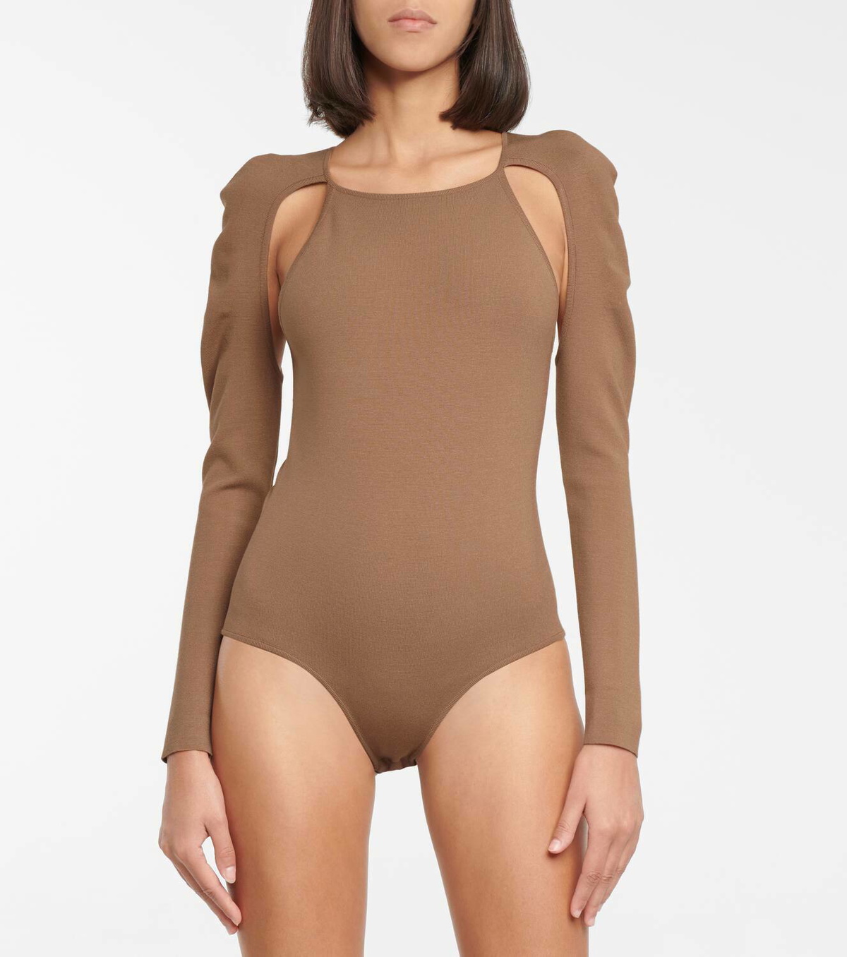 Zeynep Arçay Cutout knit bodysuit