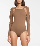 Zeynep Arçay Cutout knit bodysuit