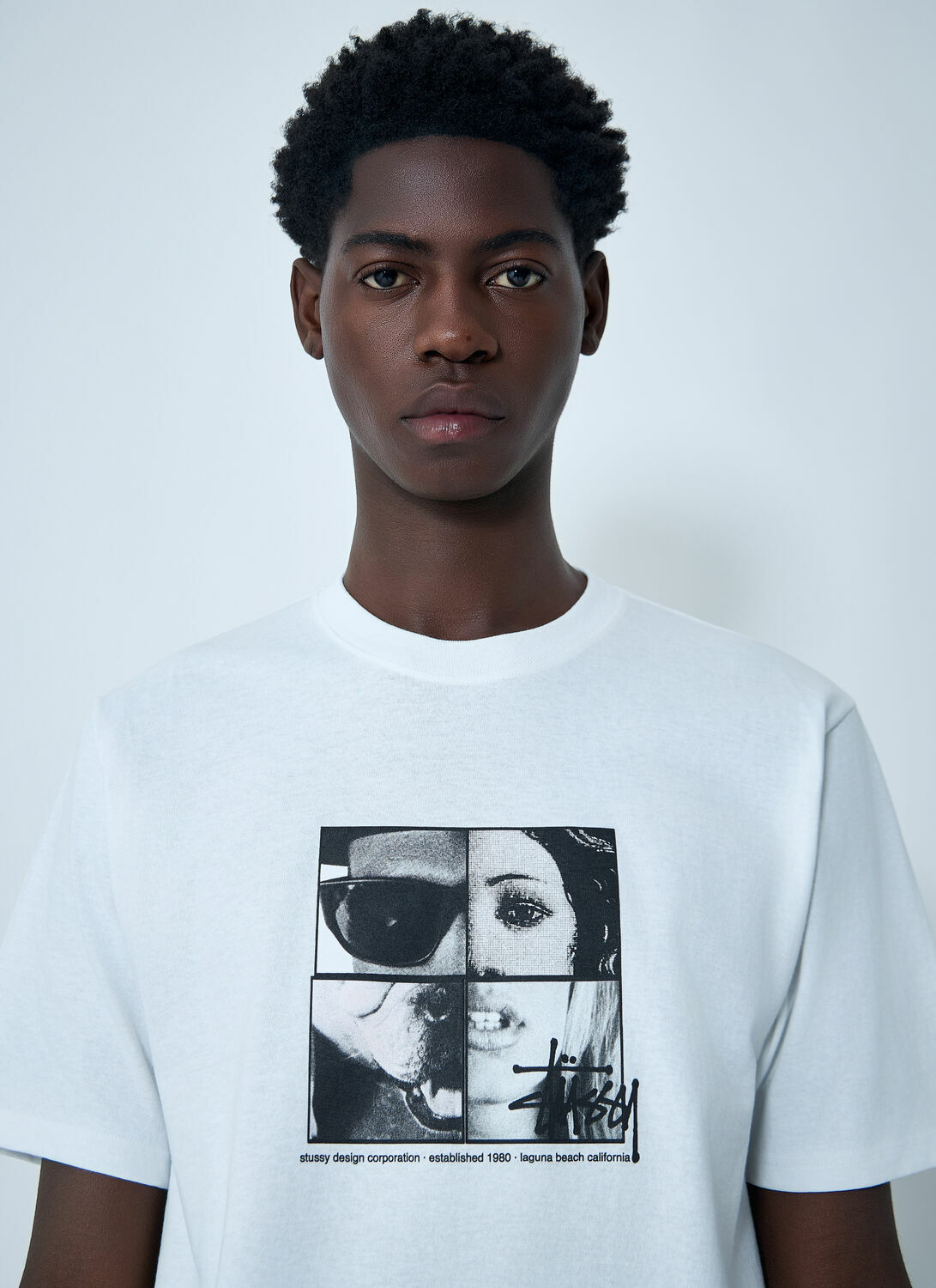 Stüssy Logo Motif T-Shirt
