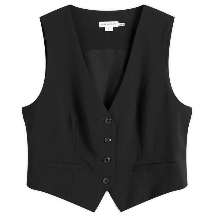 Photo: Good American Women's Suiting Vest in Black
