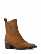 GOLDEN GOOSE - 45mm Debbie Suede Ankle Boots