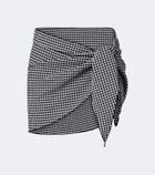 Montce Gingham beach cover-up