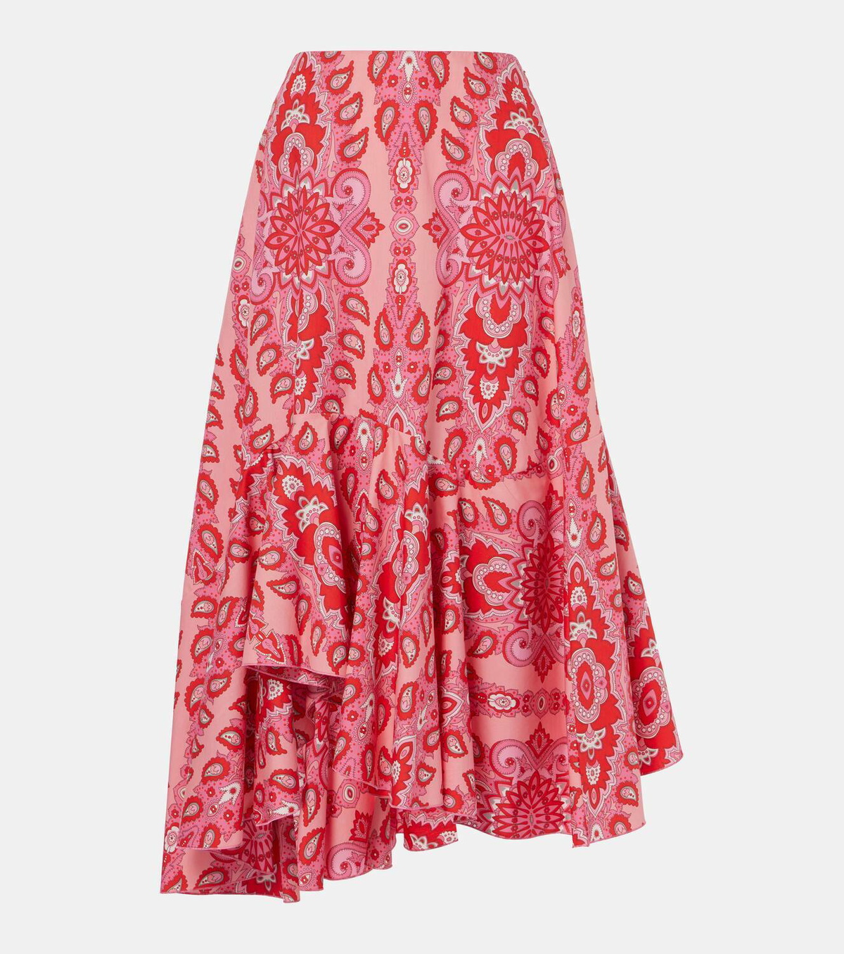 スカート ETRO SS25 PAISLEY PRINT MIDI SKIRT (WRFA0112 99SP5B8X0802) ETRO paisley-print Pleated Midi Skirt | Neutrals | FARFETCH
