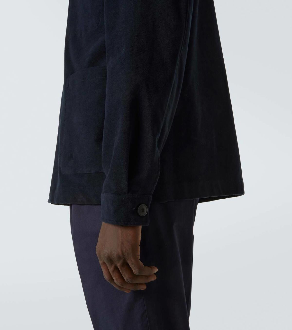 SUNSPEL モールスキン　セットアップ Sunspel Cotton moleskin overshirt Sunspel