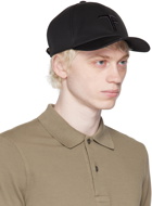 TOM FORD Black Embroidered Cap