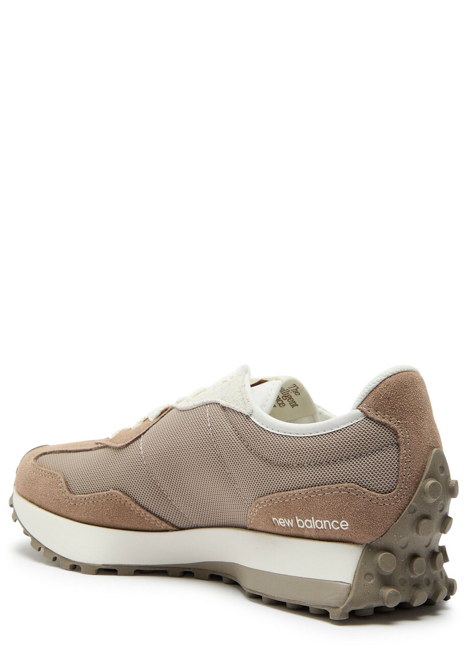 New Balance 327 Panelled Mesh Sneakers Brown