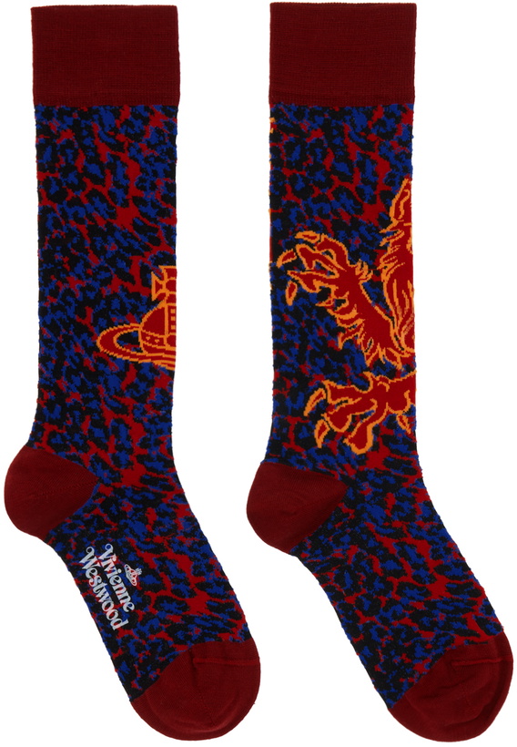 Photo: Vivienne Westwood Multicolor Leopard Socks