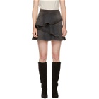 Isabel Marant Etoile Black Coati Denim Skirt