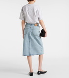 Toteme Denim midi skirt