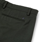 NN07 - Dark-Green Noho Slim-Fit Stretch-Wool Trousers - Men - Green