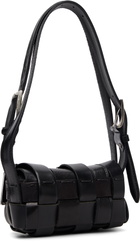 HODAKOVA Black Buckle Baguette Bag