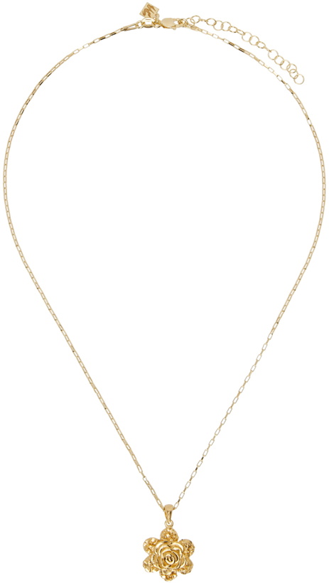 Photo: Veneda Carter Gold Floral Pendant Necklace