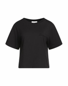 Laneus Womens T-shirt in Black