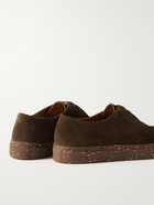 Mr P. - Larry Regenerated Suede by evolo® Derby Shoes - Brown