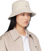 AMI Paris Off-White Ami de Cœur Stud Hat