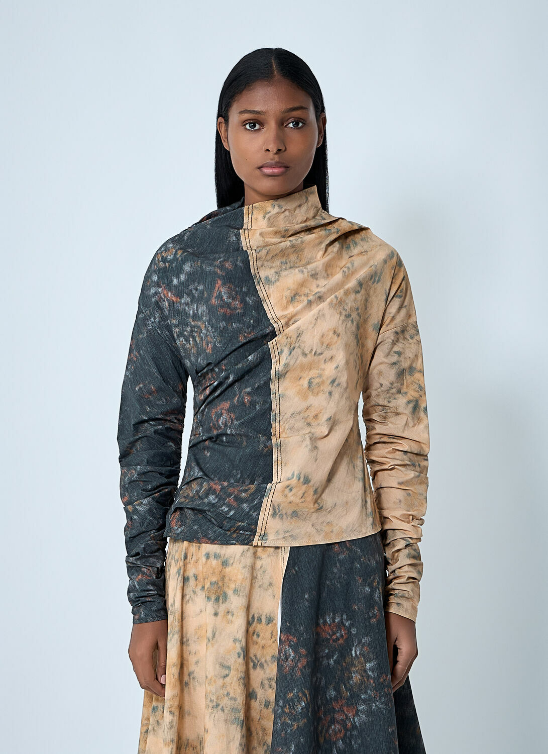 GANNI Ruched Top GANNI