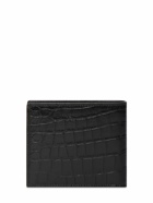 SAINT LAURENT - Ysl Croc Embossed Leather Wallet