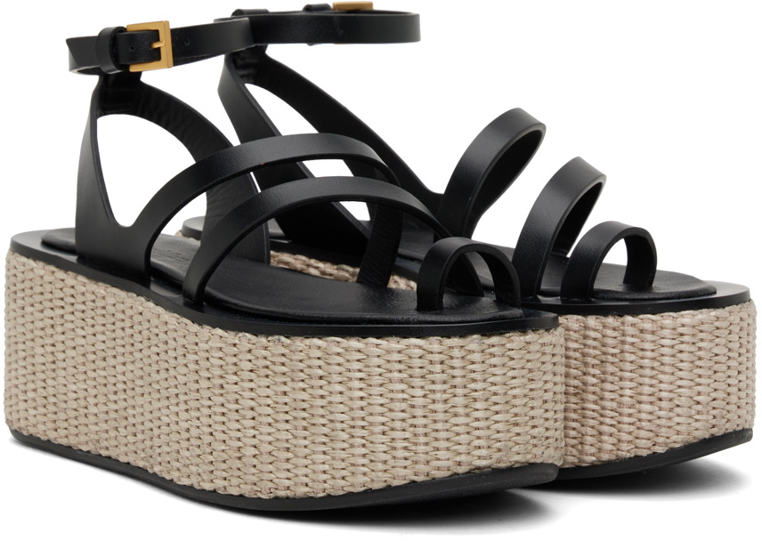 Max Mara Black Biarritz Sandals Max Mara