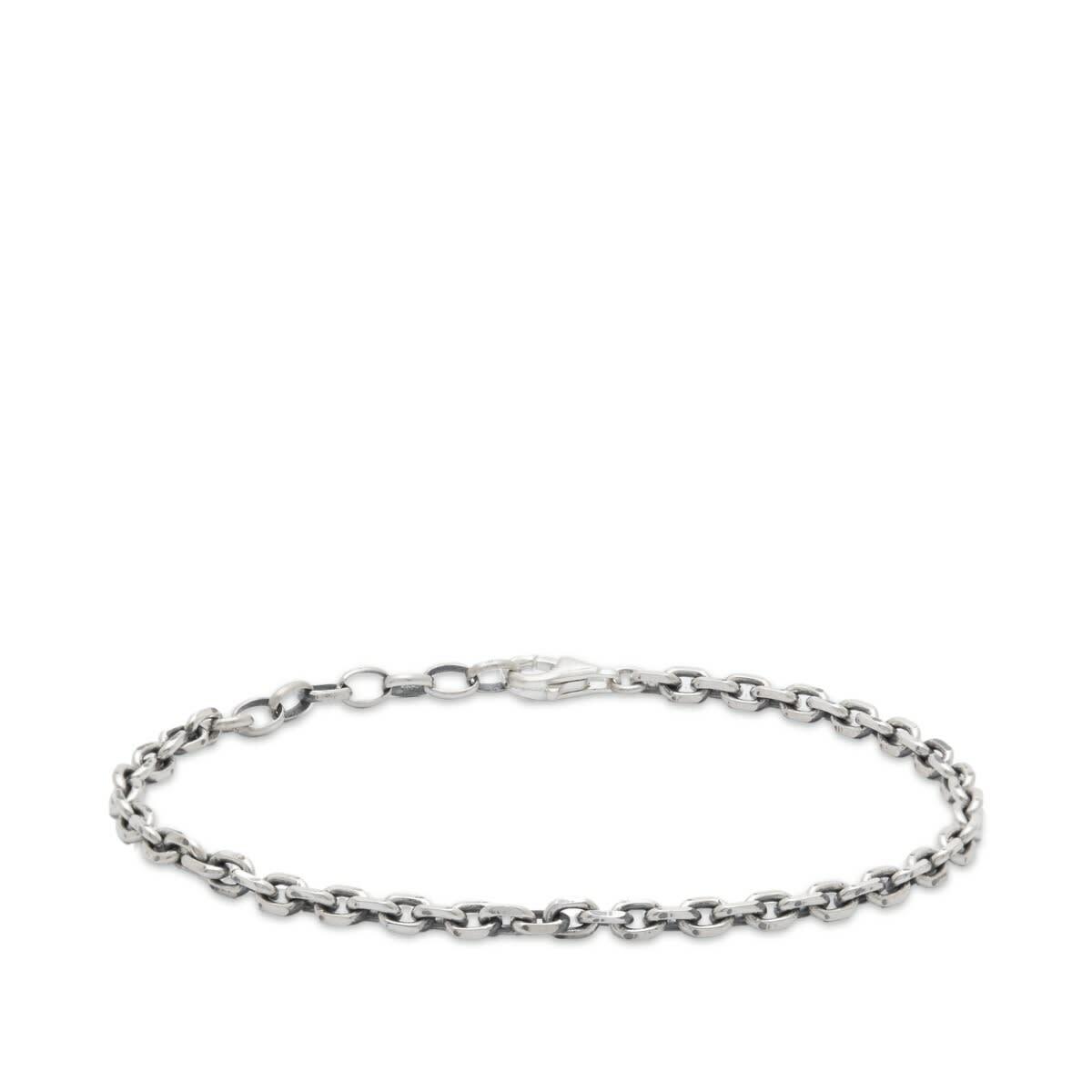 Serge DeNimes Men's Cable Bracelet in Silver 