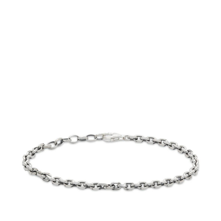 Photo: Serge DeNimes Men's Cable Bracelet in Silver 