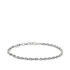 Serge DeNimes Men's Cable Bracelet in Silver 