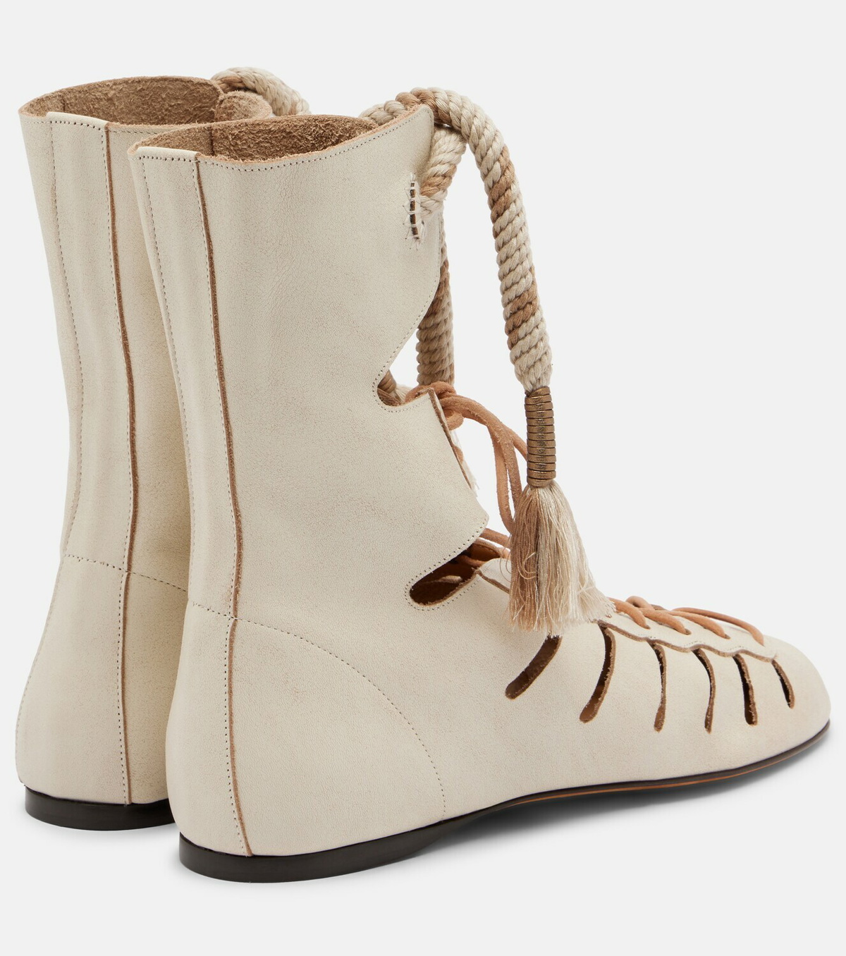 Isabel Marant Liade leather lace-up ankle boots
