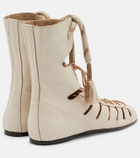 Isabel Marant Liade leather lace-up ankle boots