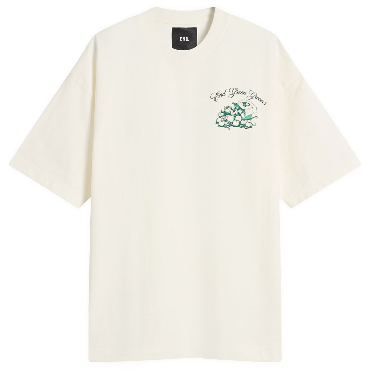 END. Fresh Produce T-Shirt in Ecru