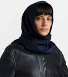 Nour Hammour Cotton-blend canvas hood