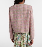 Etro Checked cotton-blend tweed jacket