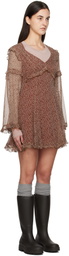 Weekend Max Mara Burgundy Cardato Minidress