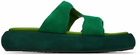 Eckhaus Latta Green Zee Slides