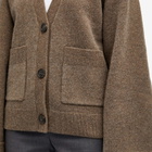 Axel Arigato Women's Memory Relaxed Cardigan in Brown