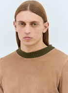 Charlie Constantinou Panelled Waffle Top With Scarf