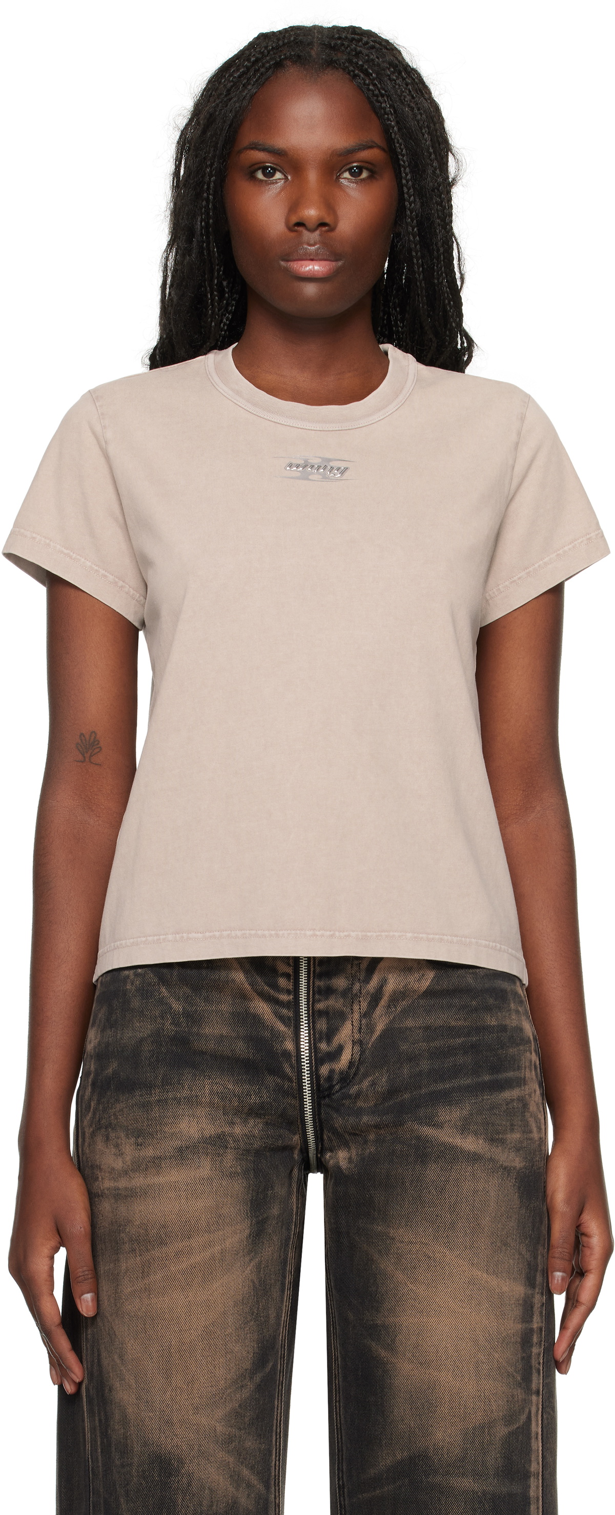 Blade Logo-Embossed Tee In Cotton main image 0