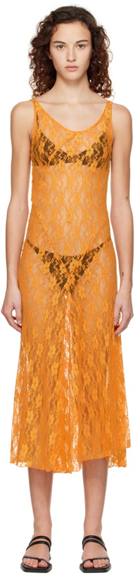 Photo: Gimaguas SSENSE Exclusive Orange Florence Maxi Dress