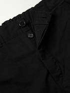 OrSlow - Straight-Leg Twill-Striped Cotton Trousers - Black